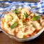 Салат из моркови и сельдерея с топпингом из яблок