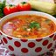 Овощной суп с кабачками и помидорами