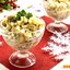Салат с копчёной скумбрией и горошком