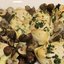 Запеченная курица с грибами