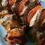 Пряная баранина с курагой на шампурах