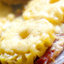 Свинина, запеченная с ананасами и сыром