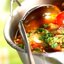 Щи рыбные с орехами