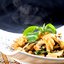 Куриное филе с базиликом и соевым соусом