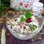 Сочный салат с редькой и бужениной