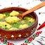 Суп с галушками украинский