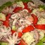 Морепродукты с овощами