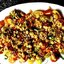 Салат из помидоров с сухариками