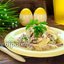 Салат с редькой и языком