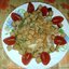 Салат с креветками и овощами