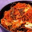 Корейская морковь с мясом
