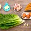 Теплый салат с яйцом и беконом