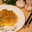 Острый салат с фунчозой
