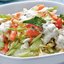 Салат из сельдерея с морковкой и мясной заправкой