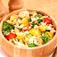 Салат с запеченной семгой и овощами