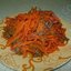 Салат из курицы с зеленым горошком и корейской морковью