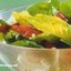 Салат с запеченными перцами и шпинатом