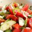 Салат из огурцов, помидоров и острого перца