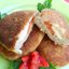 Котлеты куриные с сыром и помидорами