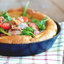 Dutch baby pancake c острым мясным салатом