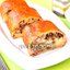 Рулет с печёнкой, фасолью и картофелем