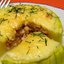 Кабачки, фаршированные куриным фаршем