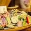 Салат с языком и ореховым соусом