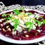 Карпаччо из свёклы с козьим сыром