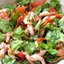 Овощной салат с морепродуктами