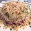 Слоеный салат с куриной грудкой и помидорами