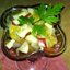 Салат из шампиньонов и перца
