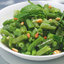 Зеленая фасоль с мятой и кедровыми орешками