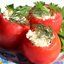 Помидоры фаршированные чесноком сыром