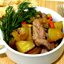 Картофель запеченный с мексиканской овощной смесью