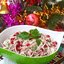 Салат с редькой, говядиной и гранатом