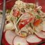 Салат с рисом и грибами в китайском стиле
