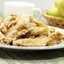 Яблочные дольки с песочной крошкой