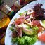 Салат с куриной грудкой-гриль и грейпфрутом
