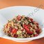Салат из злаков с помидорами и огурцами