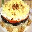 Слоеный салат с шампиньонами