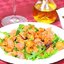 Салат с рукколой, курицей и грейпфрутом