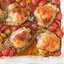 Курица, запеченная с помидорами черри