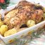 Курица с картофелем и розмарином