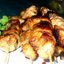 Куриные шашлычки на шпажках