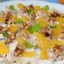 Салат с курицей, апельсином и карамелизированными орехами