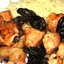 Жареная курица с черносливом