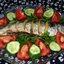 Скумбрия, запеченная с грибами