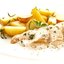 Куриные грудки в сметане и картошкой