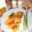 Курица с картошкой и овощами
