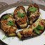 Баклажаны фаршированные телятиной с мягким сыром